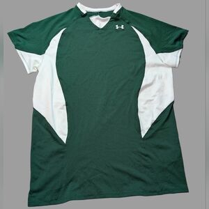 Under Armour Green & White Athletic Tee
